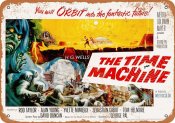 Time Machine 1960 H.G Wells 9" x 12" Metal Sign