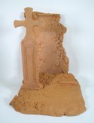 Cemetary Base 1/6 Scale Resin Model Kit Jean Louis Crinon Missing Grave Stone