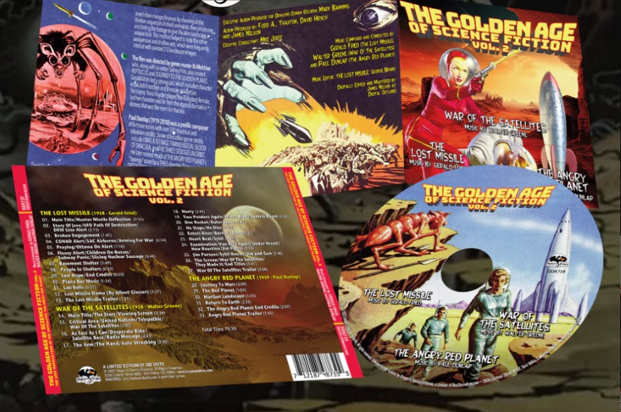 Golden Age of Science Fiction Vol. 2 Angry Red Planet /Lost Missile /War Of The Satellites - Click Image to Close