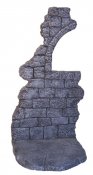 Stone Wall Diorama Base 1/6 Scale Resin Model Kit for 12" Figures
