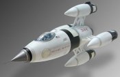 Retro Apollo 27 Plastic Rocket Model Assembly Kit