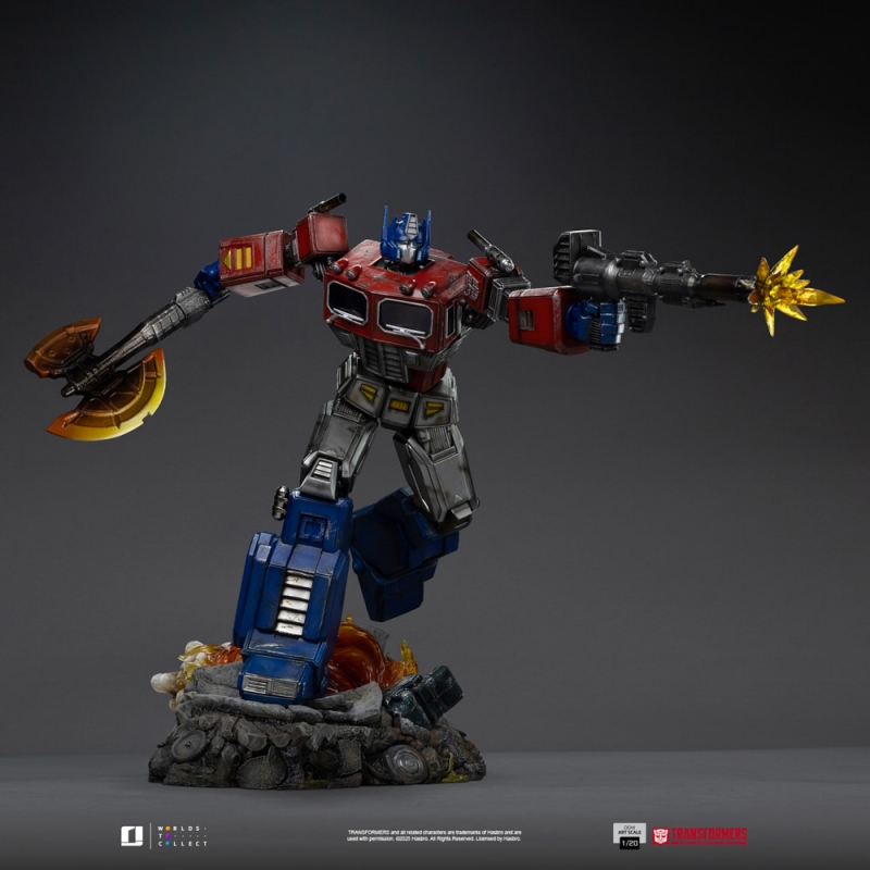 Transformers Optimus Prime 1/20 Scale Demi Art Scale Limited Statue - Click Image to Close