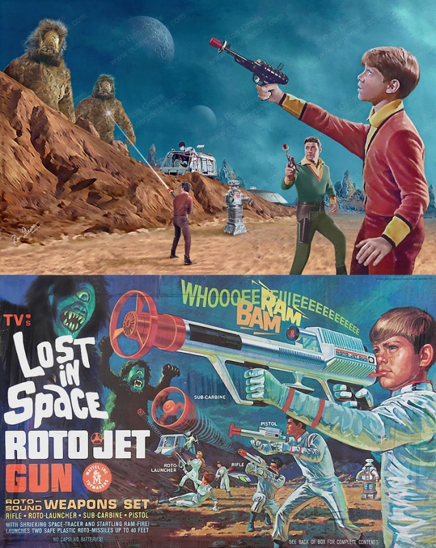 Lost In Space There Were More Giants in the Earth Poster by Ron Gross - Click Image to Close