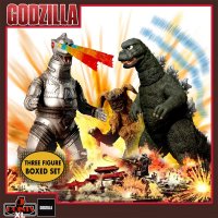 Godzilla vs. Mechagodzilla 1974 5 Points Three Figure Boxed Set