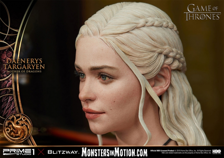 Game of Thrones Daenerys Tagaryen Mother of Dragons 24" Statue by Blitzway - Click Image to Close