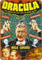 Dracula 1951 Bela Lugosi Movie Poster Metal Sign 9" x 12"