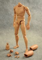 Male Body Narrow Shoulders 1/6 Scale Action Figure Body