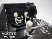 Monster Scenes Scale Frankenstein Cartoon Monster Skeleton Model Kit