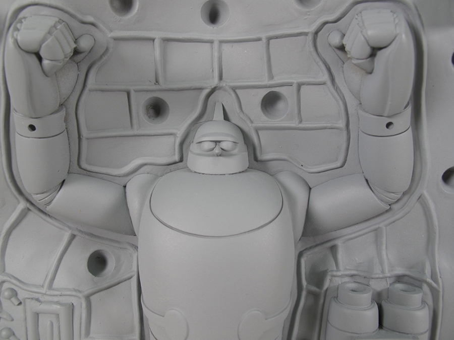 Gigantor 9 Inch Model Kit Tetsujin 28 HORIZON NEGATIVES - Click Image to Close