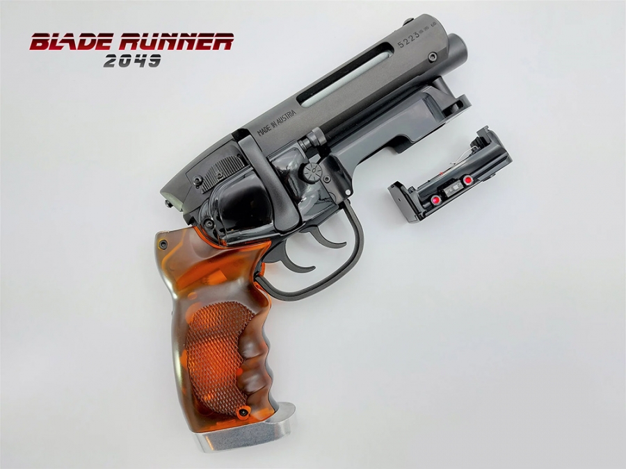 Blade Runner 2049 Deckard's Blaster Hero Elite Movie Prop Replica - Click Image to Close