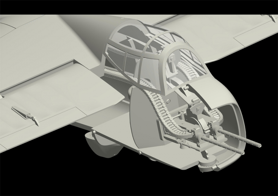 B-25J Mitchell The Strafer 1/32 Scale by HK Models - Click Image to Close