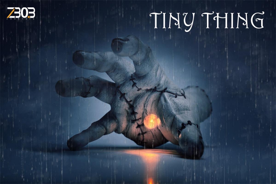 Thing and Tiny Thing Resin Figure Set - Click Image to Close