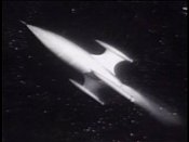 Flash Gordon 1954 SkyFlash Rocket 1/288 Scale Model Kit