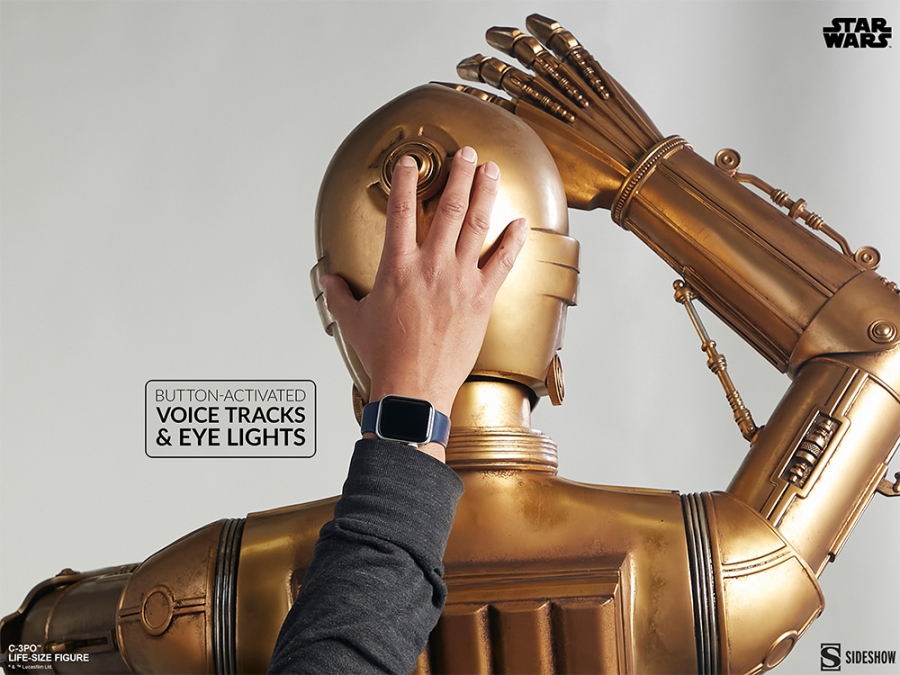 Star Wars C-3PO Life Size Droid Figure Display Prop Replica - Click Image to Close