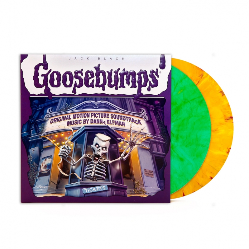 Goosebumps Soundtrack Vinyl LP 2 Disc Set Danny Elfman Colored Vinyl - Click Image to Close