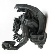 Gargoyle Wall Candle Holder