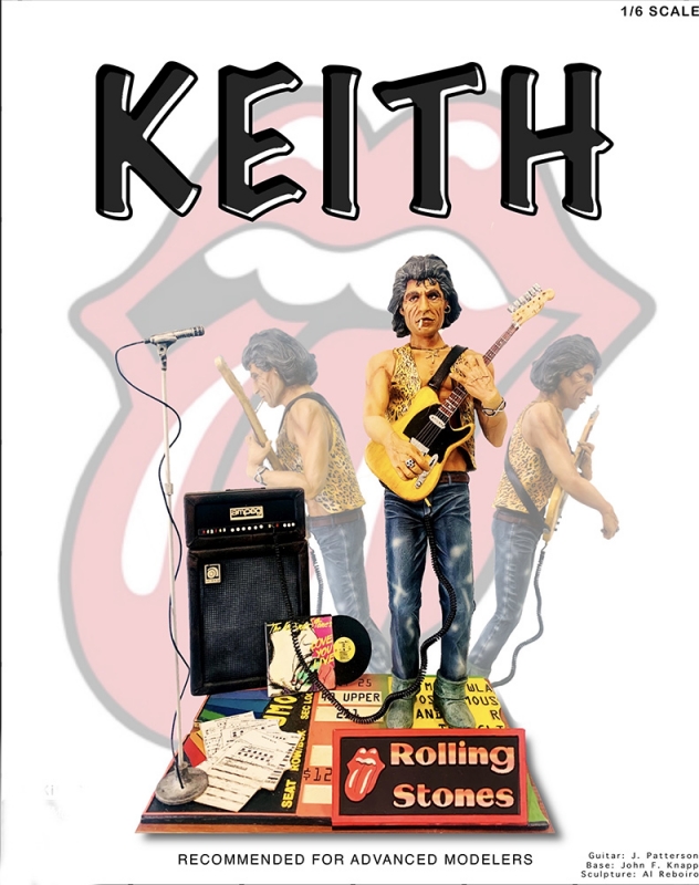 Glimmer Twins Keith 1/6 Scale Model Kit - Click Image to Close