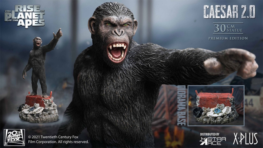 Planet of the Apes Caesar 2.0 Deluxe Premium Edition Statue - Click Image to Close