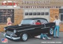 Chevy 1955 Street Rod 1/25 Scale Model Kit by Atlantis