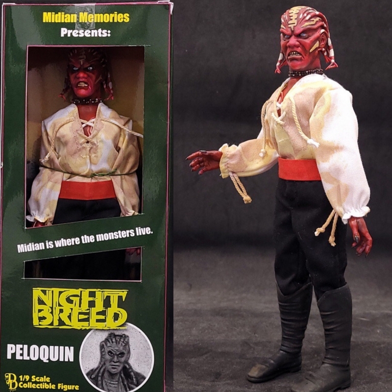 Night Breed Peloquin 8" Retro Style Figure - Click Image to Close