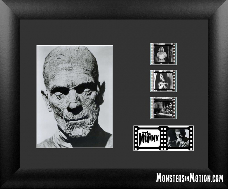 Mummy Boris Karloff Back Lit Framed Film Cell LIMITED EDITION - Click Image to Close