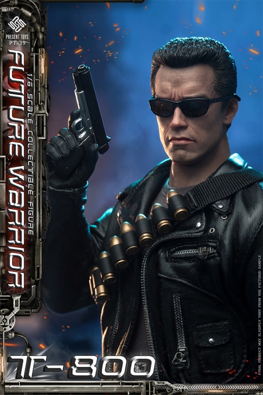 Future Warrior T-800 1/6 Scale Figure by Present Toys - Click Image to Close