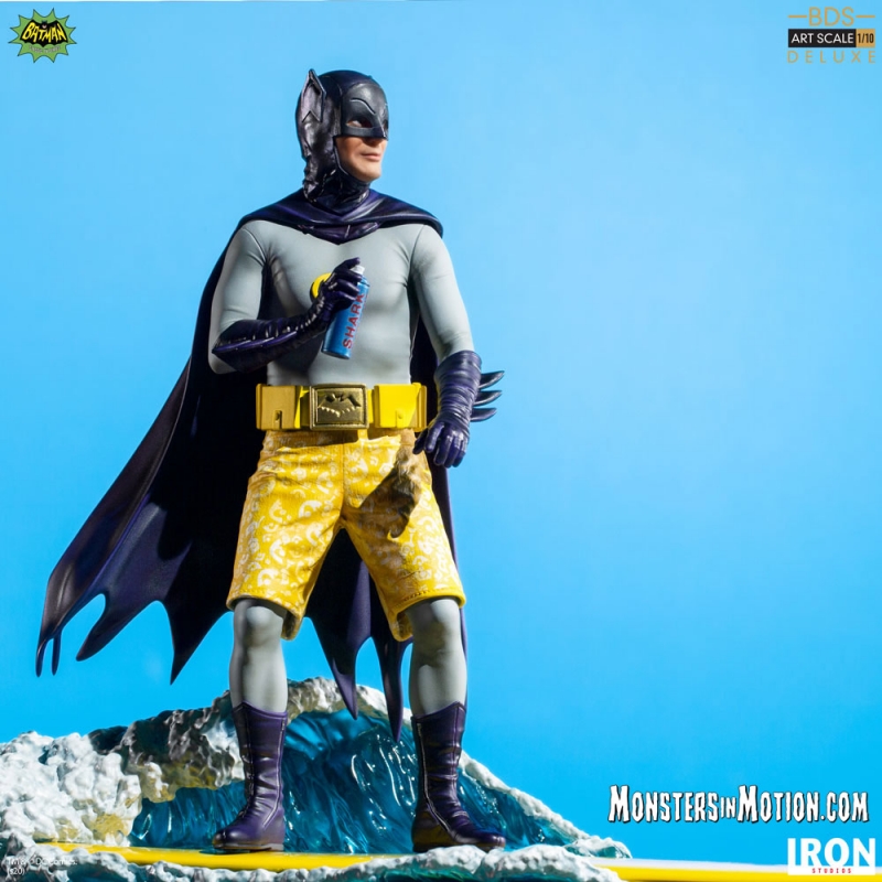 Batman 1966 Surfin' Caped Crusader 1/10 Scale Deluxe Statue - Click Image to Close
