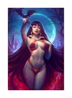 Vampirella Fine Art Print by Sun Khamunaki LIMITED EDITION