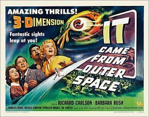 IT Came from Outer Space 1953 Style "B" Half Sheet Poster Reproduction