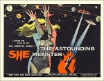 Astounding She Monster 1957 Half Sheet Poster Reproduction