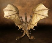 Godzilla 2019 King Ghidorah Hyper Solid Statue by Art Spirits