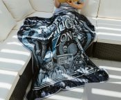 Twilight Zone Raschel Throw Blanket 45 x 60 Inches
