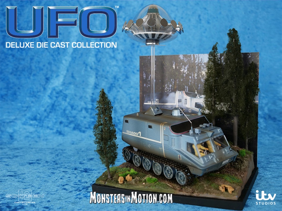 UFO TV Series Shado 1 Mobile with UFO Saucer Diecast Replica Gerry Anderson - Click Image to Close