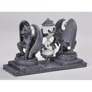 Gargoyle Sand Timer Statue