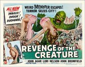 Revenge of the Creature 1955 Style "B" Half Sheet Poster Reproduction