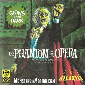 Phantom of the Opera Glow in the Dark Edition 1/8 Scale Aurora Re-Issue Model Kit by Atlantis