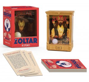 Zoltar: He Speaks! Mini Replica with Lights and Cards