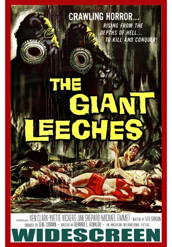 Attack of the Giant Leeches (1959) 16mm Anamorphic Widescreen Edition DVD Yvette Vickers , Ken Clarke - Click Image to Close