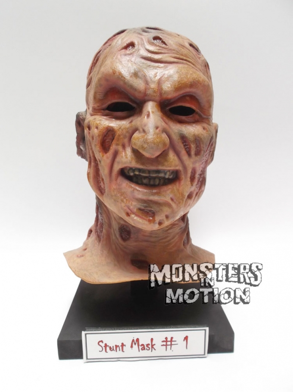 Nightmare On Elm Street Part 1 Freddy Krueger Stunt Mask Prop - Click Image to Close