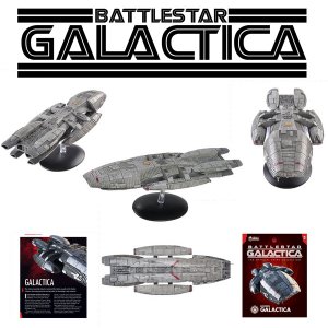 Battlestar Galactica Ships Galactica 2004 Die-Cast 10.5 inch Ship