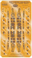 Battlestar Galactica 2003 Galactica Model Hull Inserts Photoetch Set for Moebius