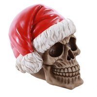 Santa Claus Skull Money Bank