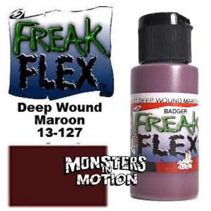 Freak Flex Deep Wound Maroon Paint 1 Ounce Flip Top Bottle