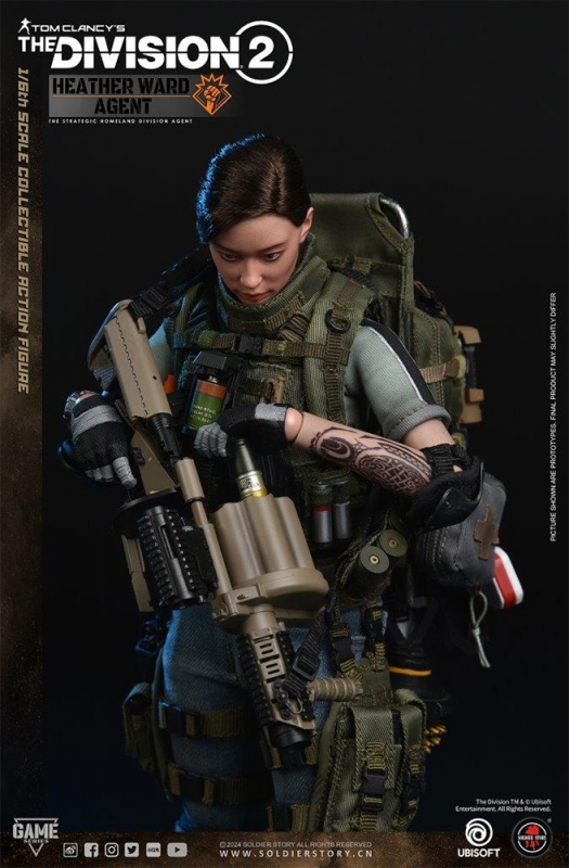 Division 2 Heather Ward Agent Ubisoft Game 1/6 Scale Figure by Soldier Story - Click Image to Close