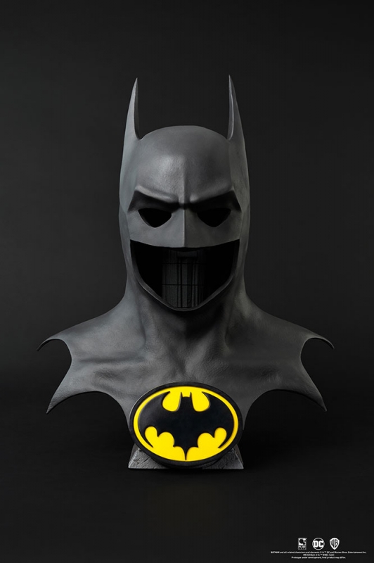 Batman 1989 Life Size Cowl Prop Replica Michael Keaton - Click Image to Close