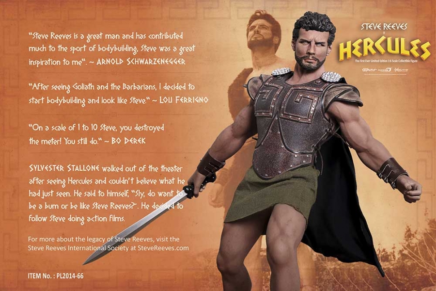 Hercules Steve Reeves 1/6 Scale Action Figure - Click Image to Close