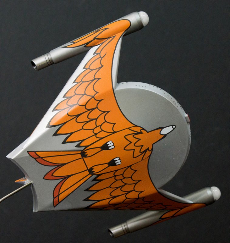 Star Trek TOS Romulan Bird of Prey 1/1000 Scale Model Kit by Polar Lights - Click Image to Close
