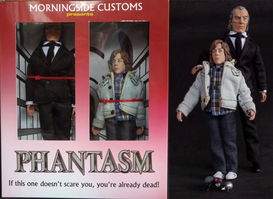 Phantasm 8" Retro Figure 2-Pack Tall Man and Mikey LIMITED EDITION - Click Image to Close