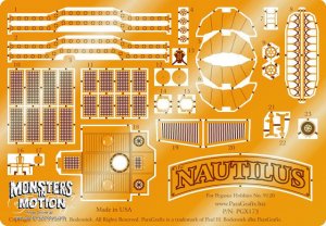 20,000 Leagues Under the Sea Nautilus 1/144 Photoetch Set for Pegasus Model Kit