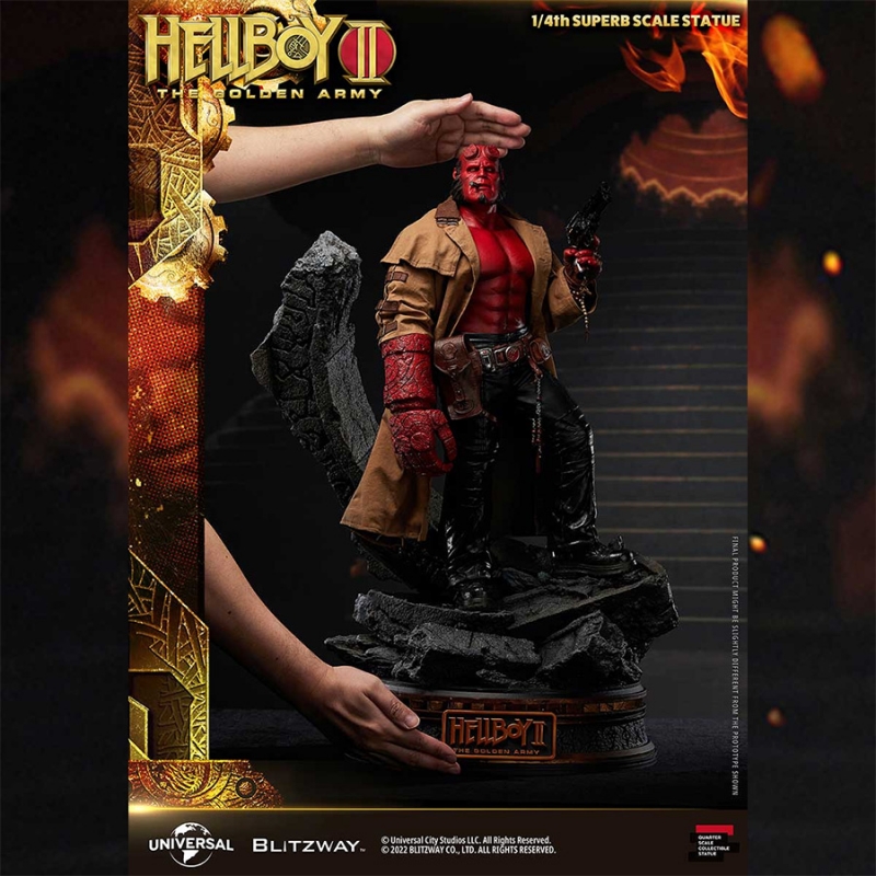 Hellboy II: The Golden Army 1/4 Superb Scale Statue by Blitzway - Click Image to Close